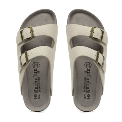 NUVRA Siena – Cork Double-Strap Sandal