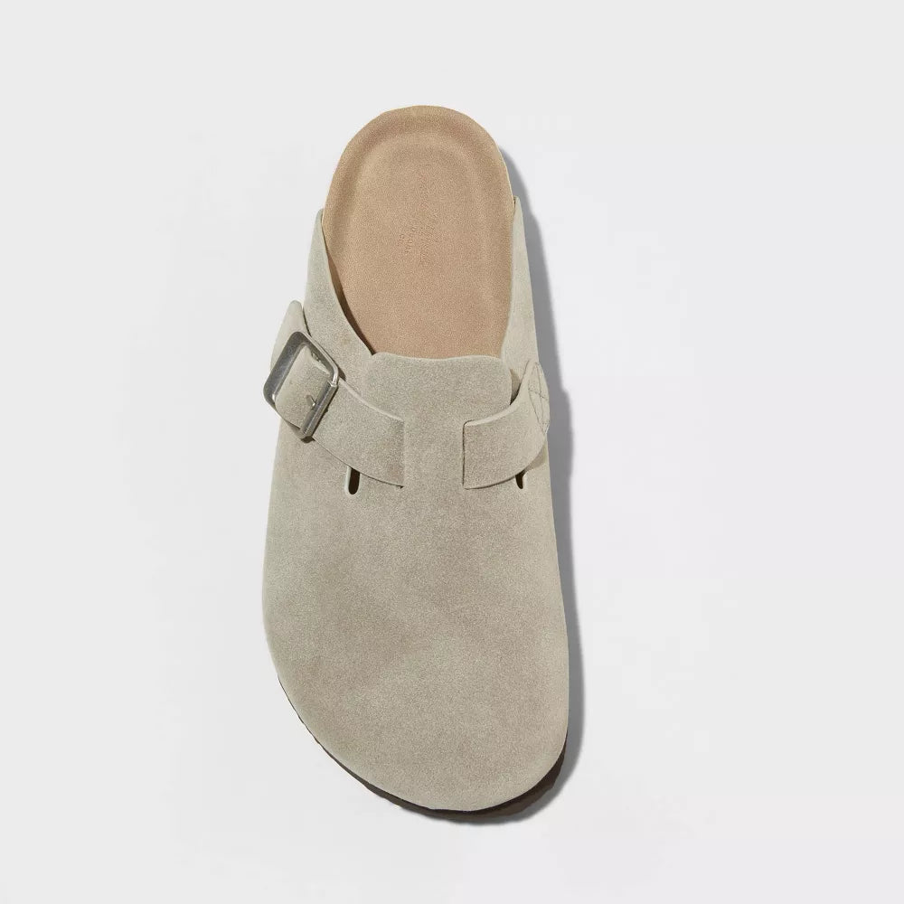 NUVRA “Maison Suede Mule”